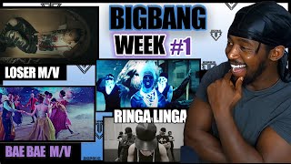 BIGBANG WEEK (PART 1)| DANCER REACTS TO BIGBANG - BAE BAE + LOSER M/V + TAEYANG - RINGA LINGA(링가 링가)