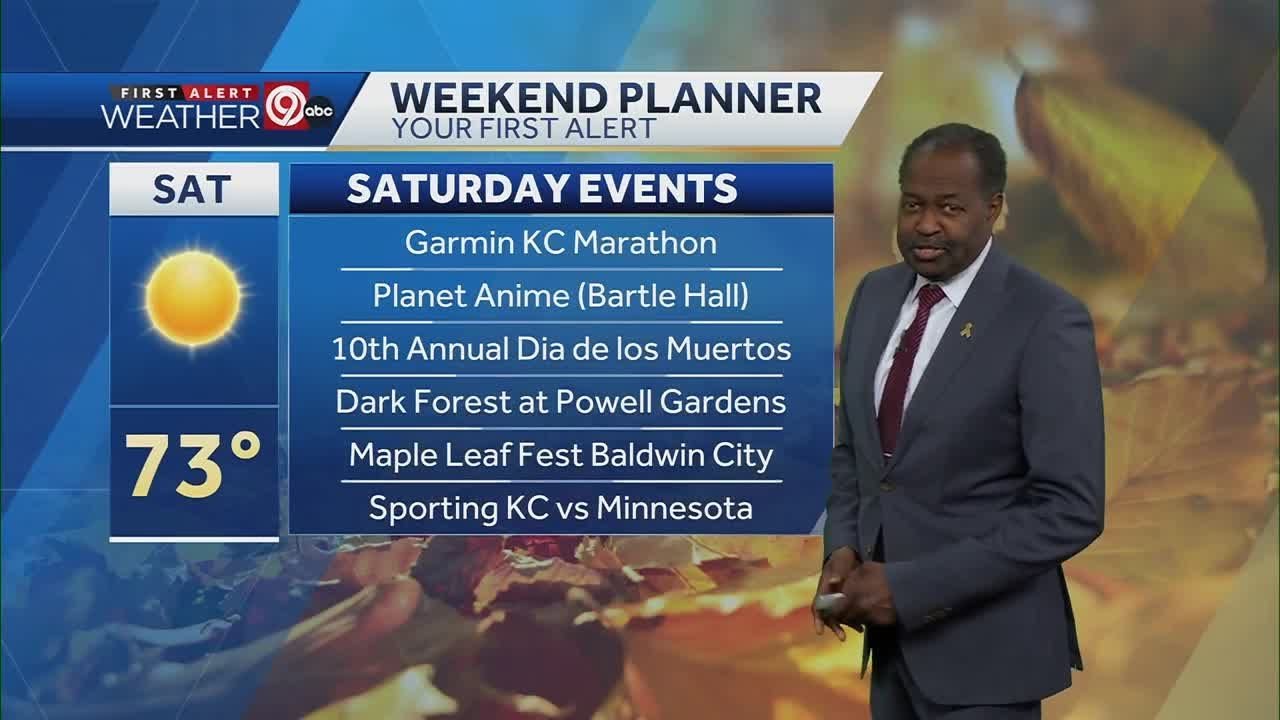 A pleasant weekend ahead for Kansas City; wet weather next week - YouTube
