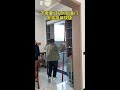 Foldable door installed in 10 minutes, waterproof and moisture-proof