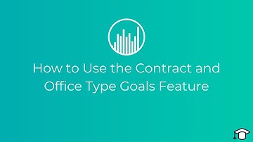 How to Use the Contract and Office Type Goals