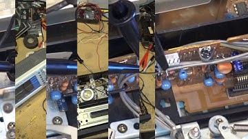 Aligning a VCR tape path using a digital scope, and looking at video waveforms