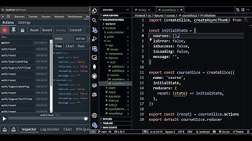 Redux State-cursussen: CourseService & Slice, Reducers, Store.js, UseSelector, UseNavigate & UseE...