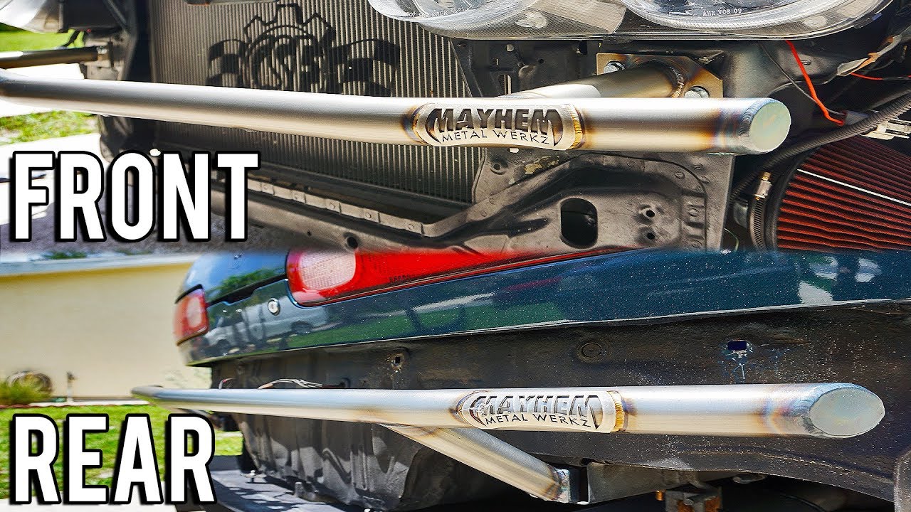 MAYHEM METAL WERKZ BASH BARS INSTALL! DC2 K24 INTEGRA YouTube