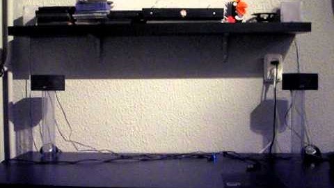 Bose 3 2 1 system: satellite speakers test