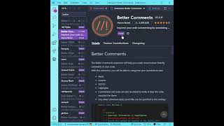Customize Your Comments | Better Comments Extension | #comments #vscode #meltango #bettercomments