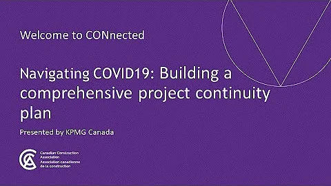 Navigating COVID-19 Webinar: Building a comprehensive project continuity plan