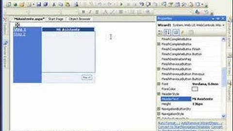 Web Wizards con ASP.NET 2.0 y Visual Basic 2005