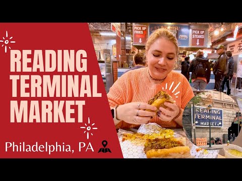 Reading Terminal Market - Cheesesteaks Breakfast Sandwiches | Philadelphia, Usa