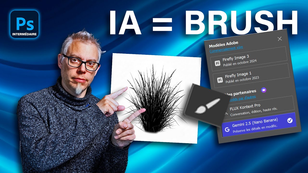 Créer des brosses avec l’IA dans Photoshop