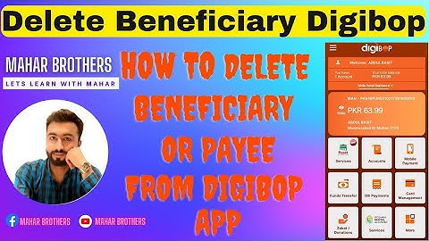 How to delete Beneficiary in bop app || delete payee in digibop app || edit beneficiary in bop app