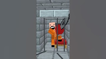Help Herobrine Escape Prison Challenge-Minecraft Short Animation #shorts #fyp #minecraft