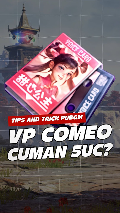 Cara Dapat Voice Comeo Comeo PUBG Mobile😆