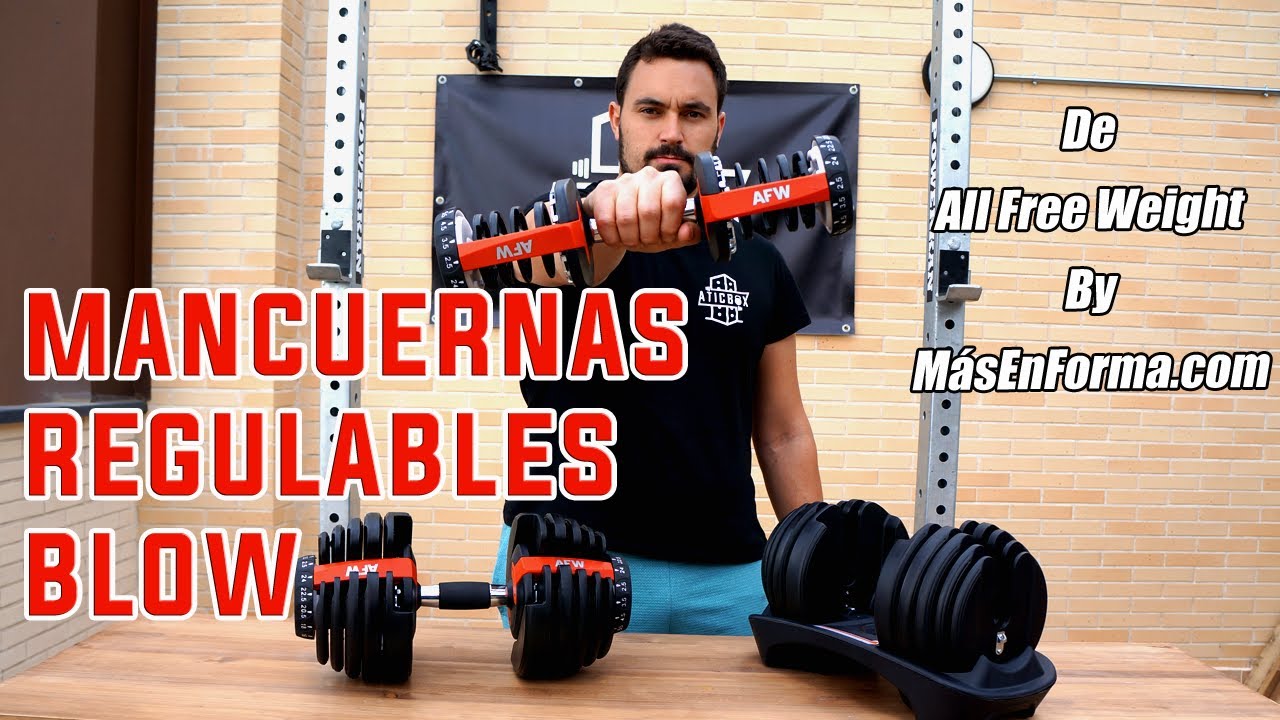 Mancuernas Regulables Blow AllFreeWeight de MásEnForma.com - ¡¡Review y  Código de Descuento!! 