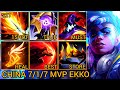 EKKO Jungle Can Turn Ranked Into Easy Mode - China Wild Rift New Build &amp; Runes By Tiarty