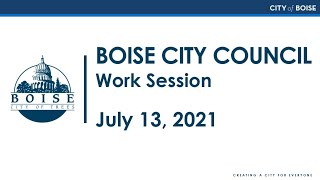 Boise City Council - Work Session