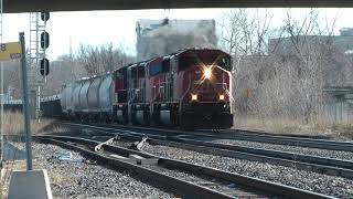 CN Train 377 Westbound April 4, 2022