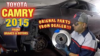 2015 toyota camry front brakes and rotors
