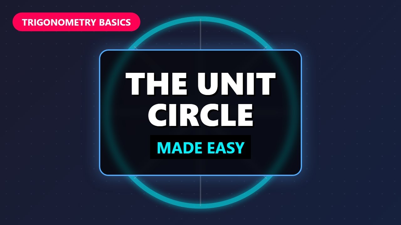 The Unit Circle Explained | Foundation of Trigonometry - YouTube