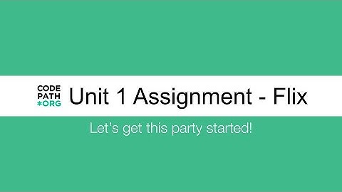 CodePath iOS TCU Fall 2021 Unit 1: Flix Part 1