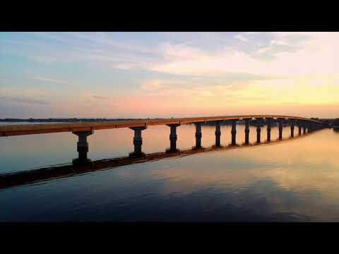 Rouges Point Bridge Vermont side of Rouses Point Bridge, with Dji drone Mavic Mini - YouTube