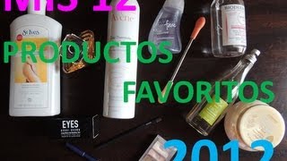 Mis 12 Productos Favoritos del 2012
