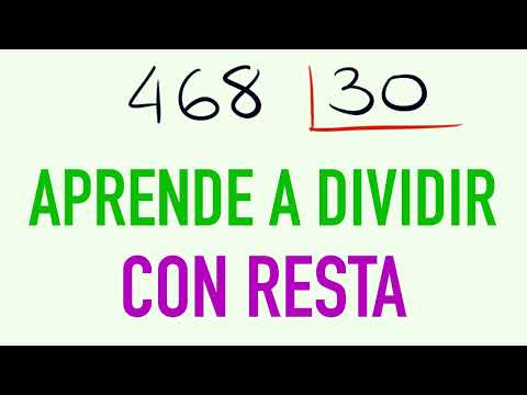 Cómo dividir por dos cifras con resta 468 entre 30