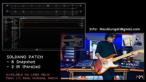 LINE 6 Helix “Soldano Patch” (GUITAR Isolated) by MaxMungari