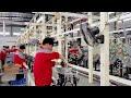 Immersive first-person perspective of the engine manufacturing plant