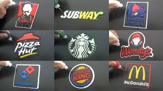 Top Fast Food Chains Pancake Art - Starbucks, McDonald's, Subway, Burger King