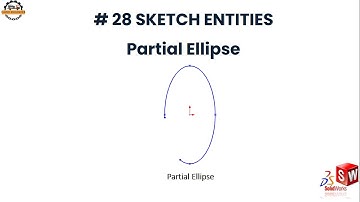 SolidWorks Tutorial |Partial Ellipse |