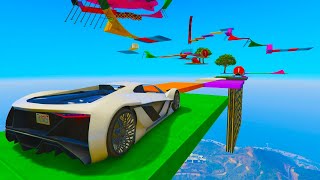 FINAL MUY TENSO! MEGA PARKOUR IMPOSIBLE! - GTA V ONLINE