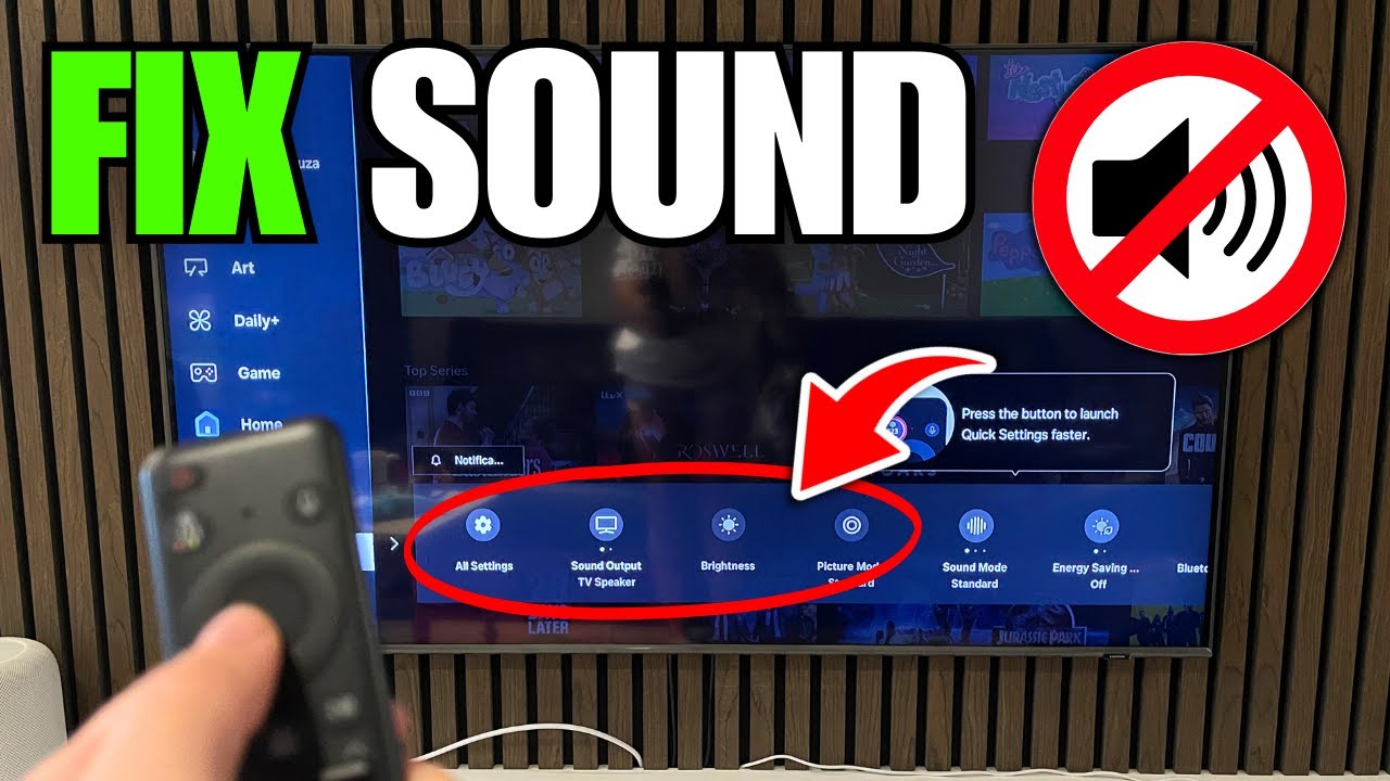 How To Fix Sound Not Working / No Audio on Smart TV - YouTube