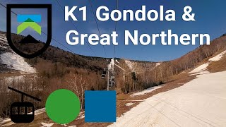 Killington - Spring Skiing: Killington Peak Ride Up & Ski Down (K1 Gondola & Great Northern)
