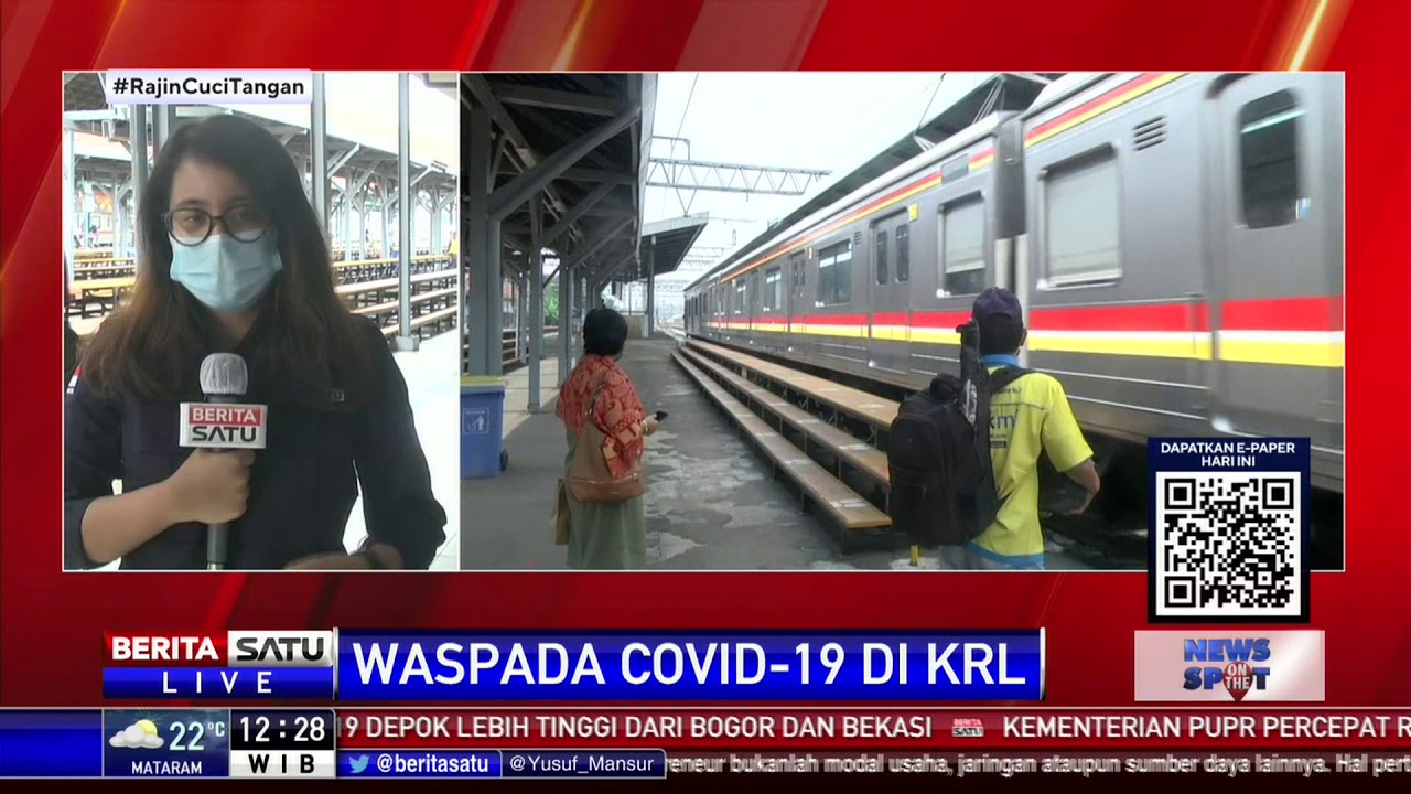 Meski Pakai Masker, Penumpang KRL Abaikan Jaga Jarak