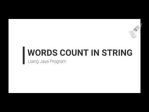 How to Count number of words in a String Using HashMap in Java?