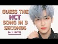 GUESS THE NCT SONG IN 3 SECONDS (ALL UNITS) | KPOP GAME