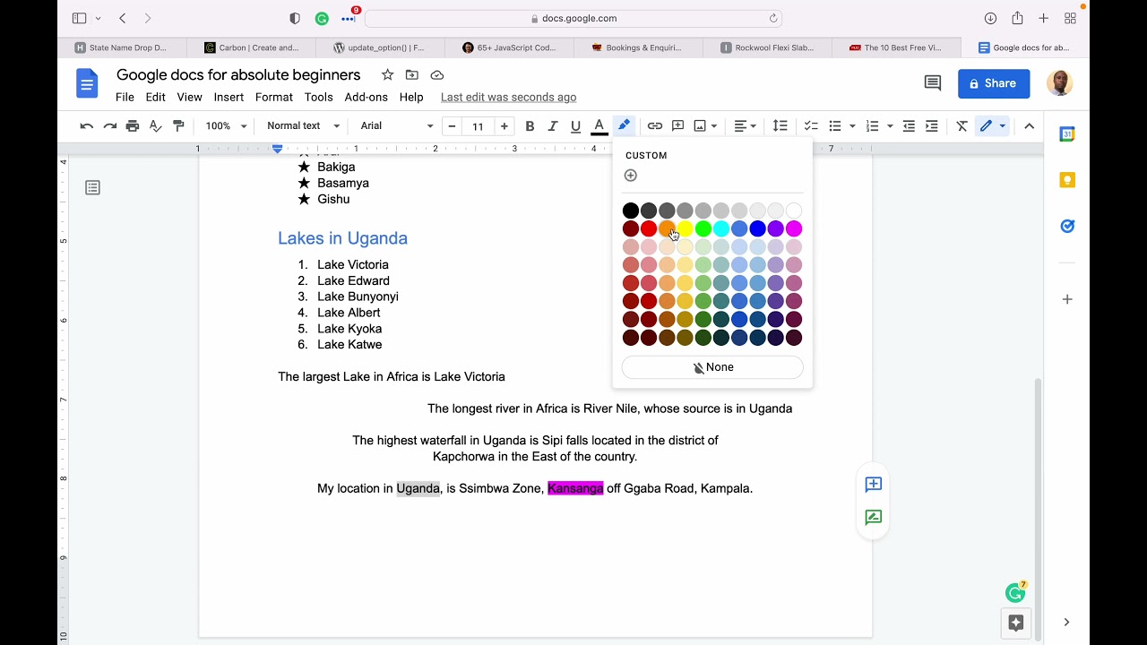 Google Docs for absolute beginners 2021 - An Introduction