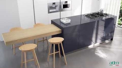 Atim Breakfast Soft Move Transformable Table