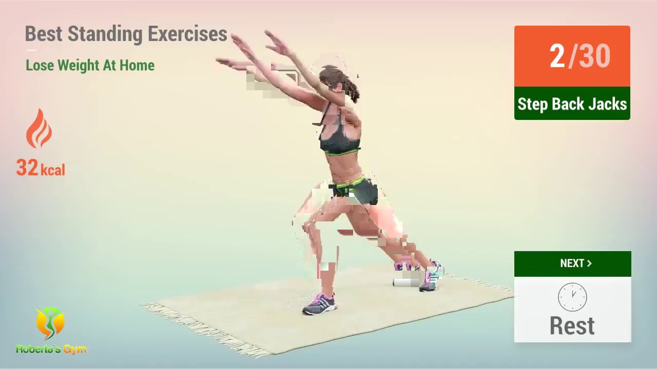 11 Best Standing Exercises - YouTube