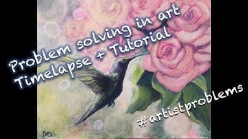 How to solve problems in a painting (Time-lapse + tutorial)