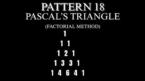 Pascal’s Triangle in Java Using Factorial Formula | nCr Method Tutorial