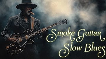 Relaxing Slow Blues | Deep and Smoky Guitar for a Timeless Escape 🎼 Blues Guitar Vibes
