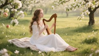Sleep and Study Better 🌙 Relaxing Harp Background Music for Calm Focus, Meditation and Spa
