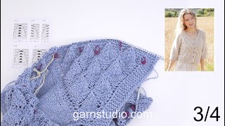 How to work the jacket in DROPS 248-5 β Part 3
