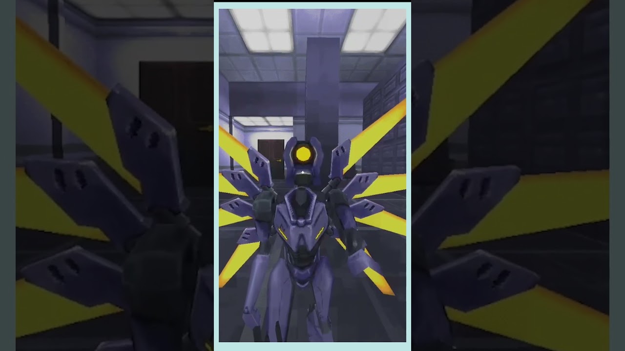 V1 IN THE MIRROR LOOKS SOOO CUTEEE #ultrakill #fraud