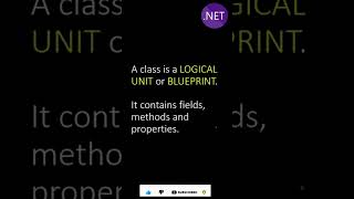 .NET - What are classes and objects