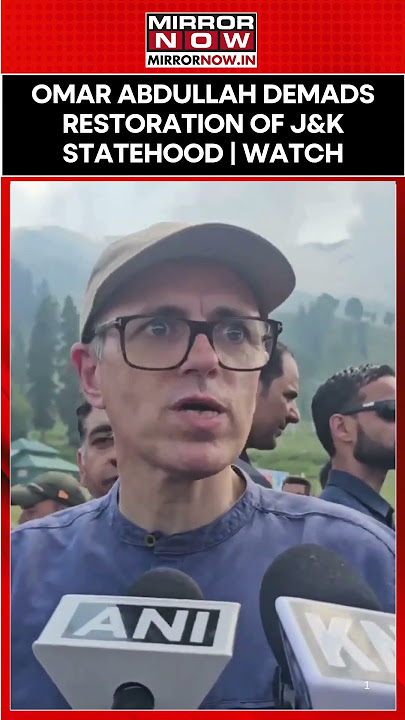 CM Omar Abdullah Demands Restoration Of J&K Statehood, Says, 'Not Worried About My Chair' | #shorts