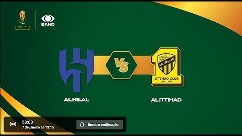 Al-Hilal x Al-Ittihad Copa do Rei Saudita