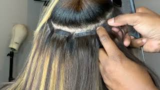 Tape In Install | Suyya Hair on Amazon | Watch me work