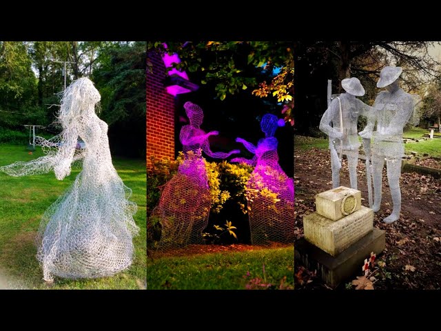 How to make Chicken Wire Ghosts – Home and Garden